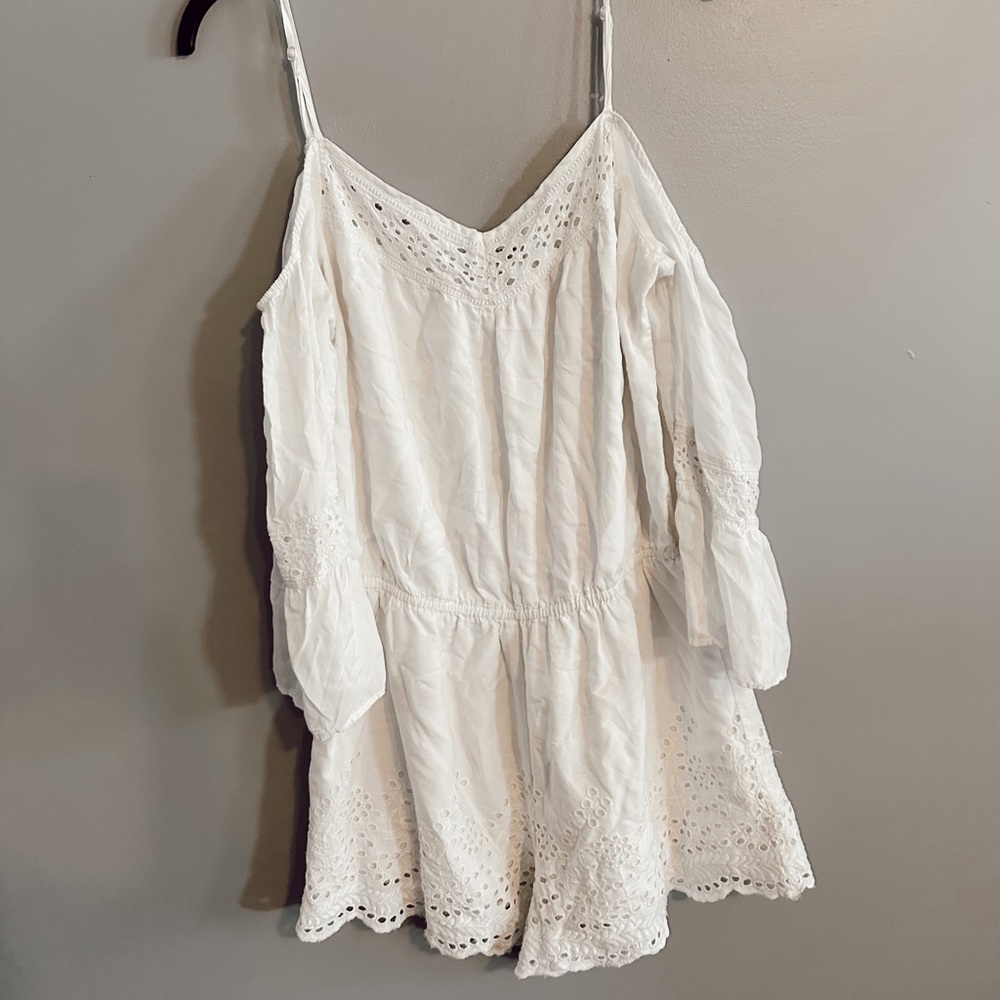 American Eagle White Romper